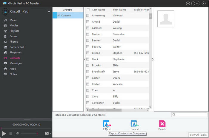 Xilisoft iPad to PC Transfer