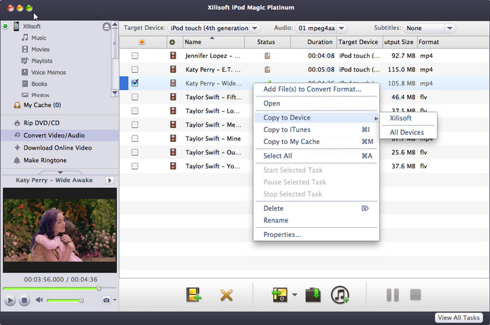 Xilisoft iPod Magic Platinum for Mac 